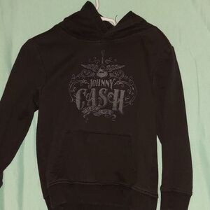 Johnny Cash Hoodie in Black (4T)